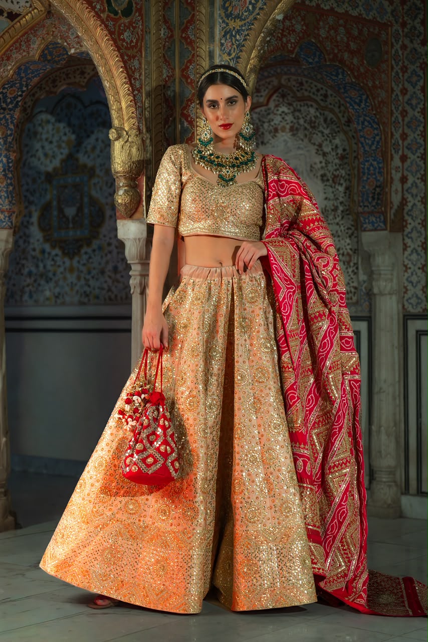 A Symphony of Light Couture Lehenga